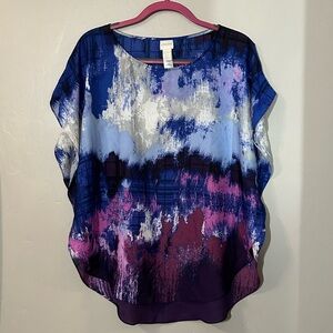 Chico’s Poncho Style Top